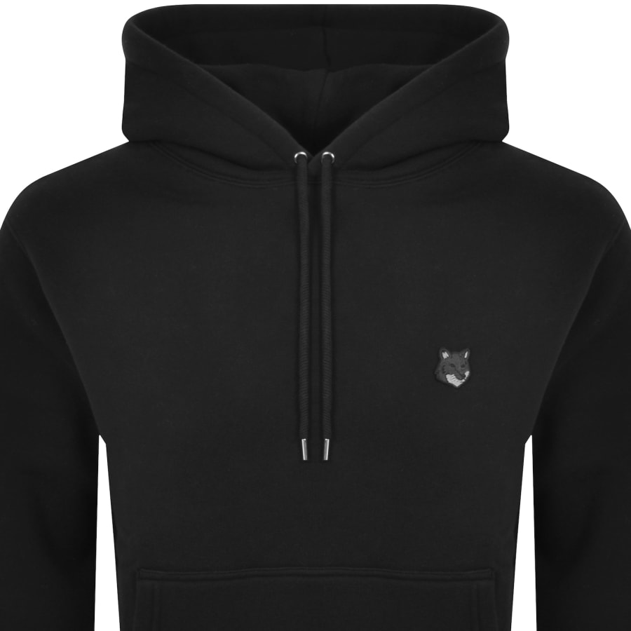 Maison Kitsune Fox Head Hoodie Black